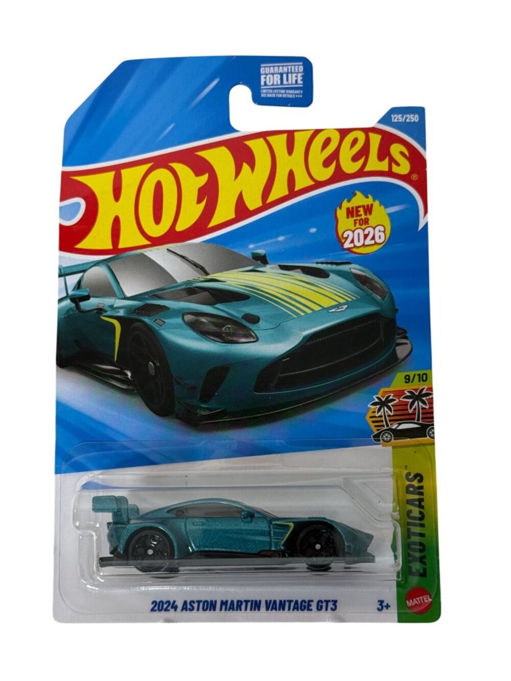 Hot Wheels 2024 Aston Martin Vantage GT3 Exotics Diecast